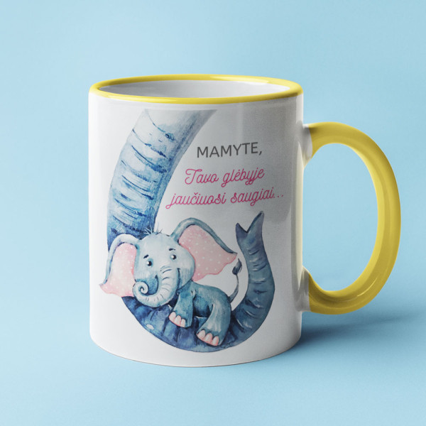 Puodelis "Mamytės glėbyje" Puodelis "Mamytės glėbyje"