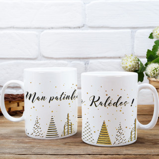 Puodelis "Man patinka kalėdos"