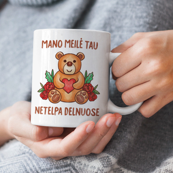 Puodelis "Mano meilė Tau netelpa delnuose" Puodelis "Mano meilė Tau netelpa delnuose"
