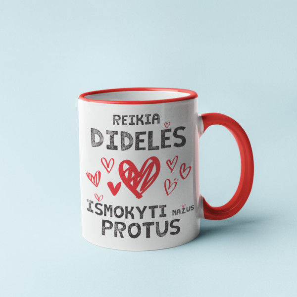 Puodelis "Mokytojo širdis" Puodelis "Mokytojo širdis"