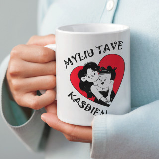 Puodelis "Myliu Tave kasdien"