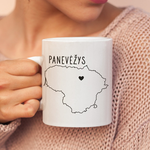Puodelis "Panevėžys - širdis" Puodelis "Panevėžys - širdis"