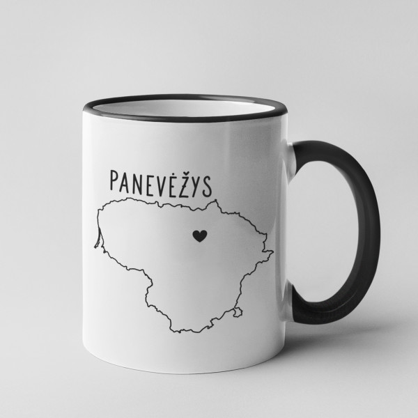 Puodelis "Panevėžys - širdis" Puodelis "Panevėžys - širdis"