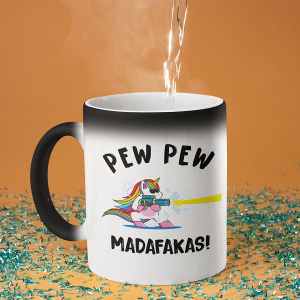 Puodelis "Pew Pew Vienaragis" Puodelis "Pew Pew Vienaragis"