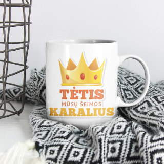 Puodelis "Šeimos karalius"