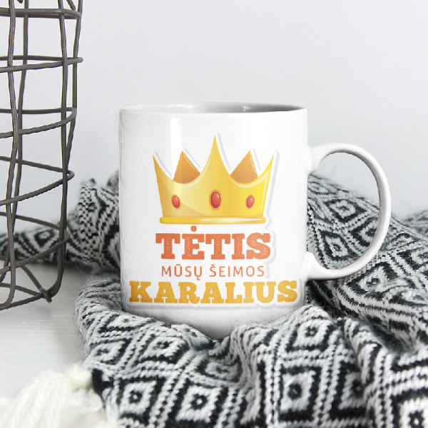 Puodelis "Šeimos karalius" Puodelis "Šeimos karalius"