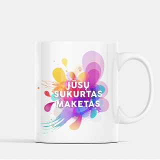 Puodelis su Jūsų sukurtu dizainu (330ml)