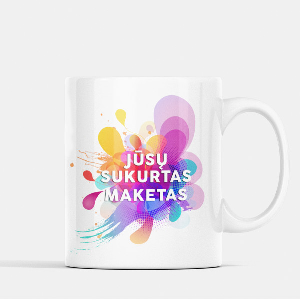 Puodelis su Jūsų sukurtu dizainu (330ml)