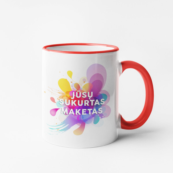 Puodelis su Jūsų sukurtu dizainu (330ml)