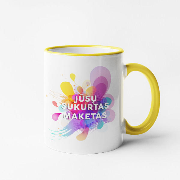 Puodelis su Jūsų sukurtu dizainu (330ml)