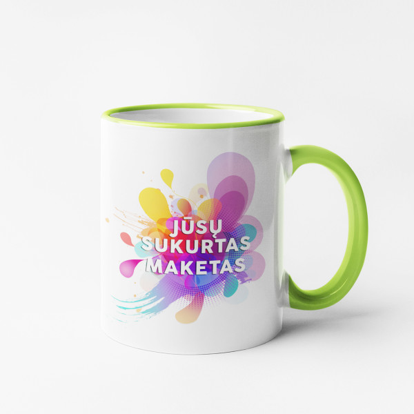 Puodelis su Jūsų sukurtu dizainu (330ml)