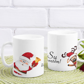 Puodelis "Su šventėm"