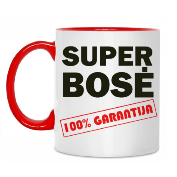 Puodelis "Super bosė" Puodelis "Super bosė"