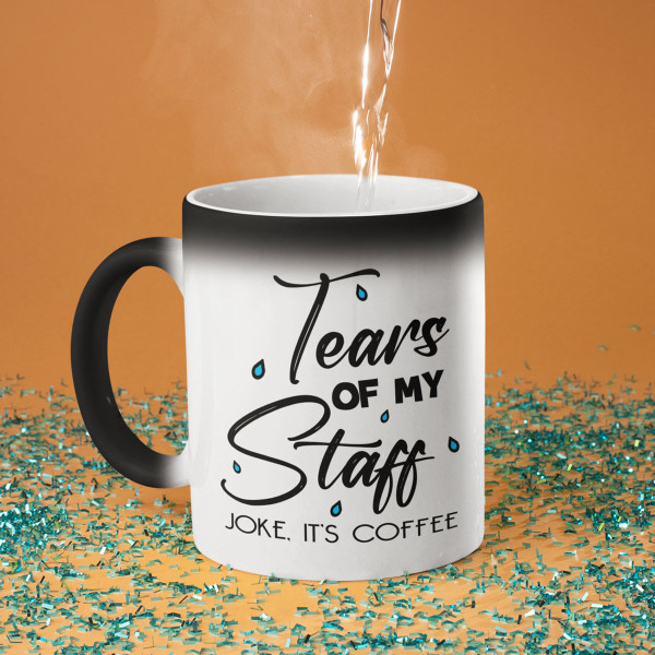 Puodelis "Tears of my staff" Puodelis "Tears of my staff"