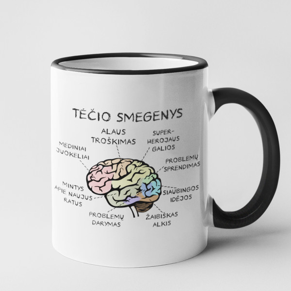 Puodelis "Tėčio smegenys" Puodelis "Tėčio smegenys"