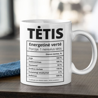 Puodelis "Tėčio sudėtis"