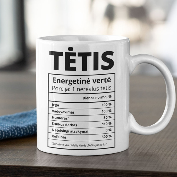 Puodelis "Tėčio sudėtis" Puodelis "Tėčio sudėtis"