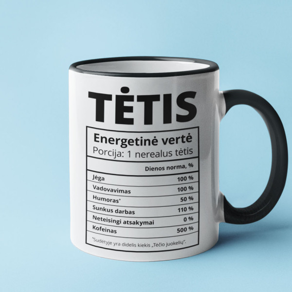 Puodelis "Tėčio sudėtis" Puodelis "Tėčio sudėtis"