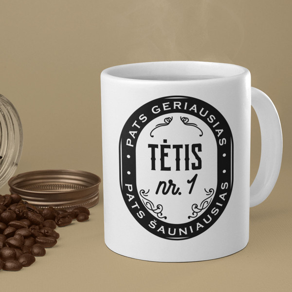 Puodelis "Tėtis numeris vienas" Puodelis "Tėtis numeris vienas"