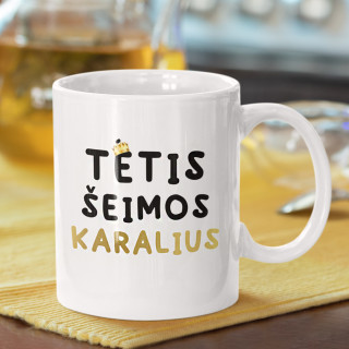 Puodelis "Tėtis šeimos karalius"