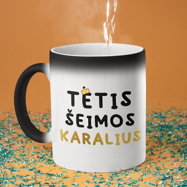 Puodelis "Tėtis šeimos karalius" Puodelis "Tėtis šeimos karalius"