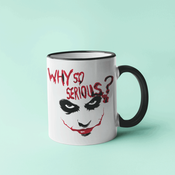 Puodelis "Why so serious?" Puodelis "Why so serious?"