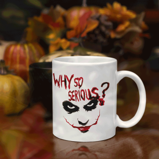 Puodelis "Why so serious?"