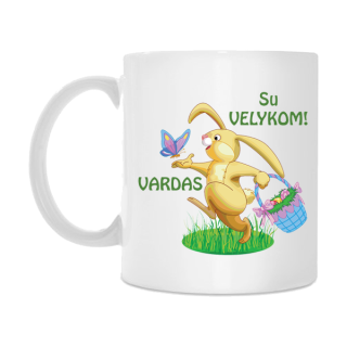 Puodelis "Zuikis" - su Jūsų pasirinktu vardu