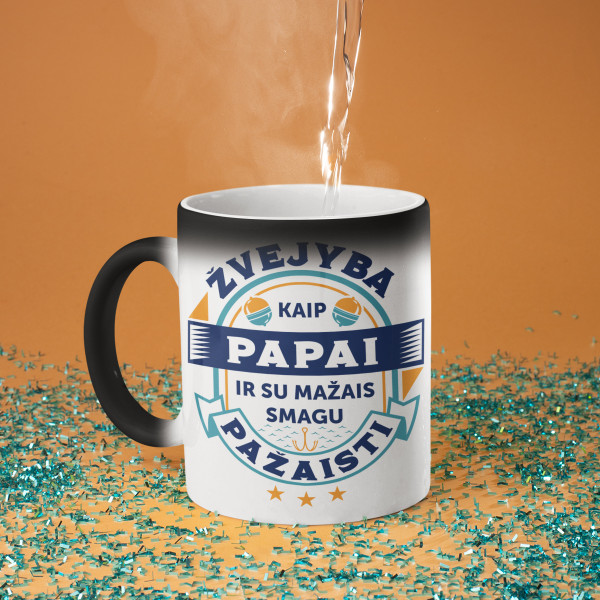 Puodelis "Žvejyba kaip papai" Puodelis "Žvejyba kaip papai"