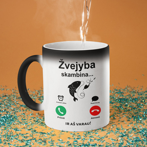 Puodelis "Žvejyba skambina" Puodelis "Žvejyba skambina"