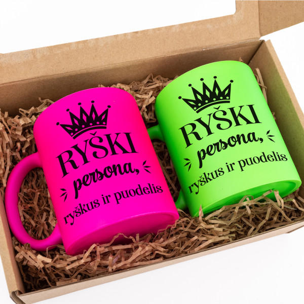 Puodelių rinkinys "Ryški persona" Puodelių rinkinys "Ryški persona"