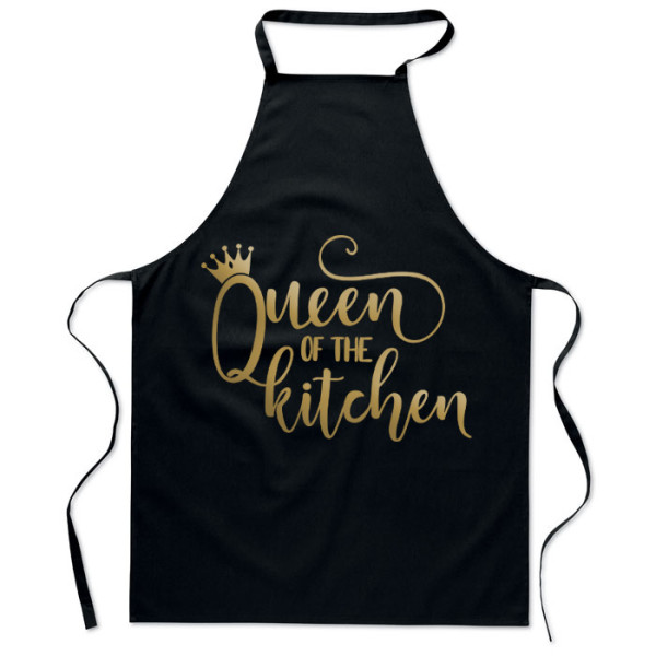 Medvilninė prijuostė "Queen of the kitchen" Medvilninė prijuostė "Queen of the kitchen"