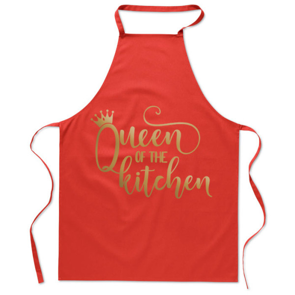 Medvilninė prijuostė "Queen of the kitchen" Medvilninė prijuostė "Queen of the kitchen"