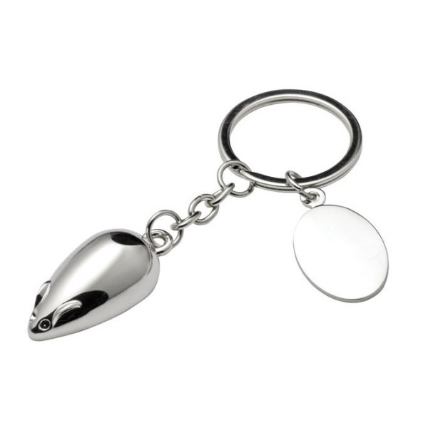 Raktų pakabukas "Pelytė" (su galimybe išgraviruoti už papildomą kainą)