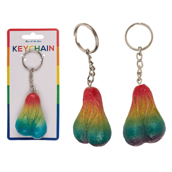 Raktų pakabukas "Rainbow Testicle" Raktų pakabukas "Rainbow Testicle"