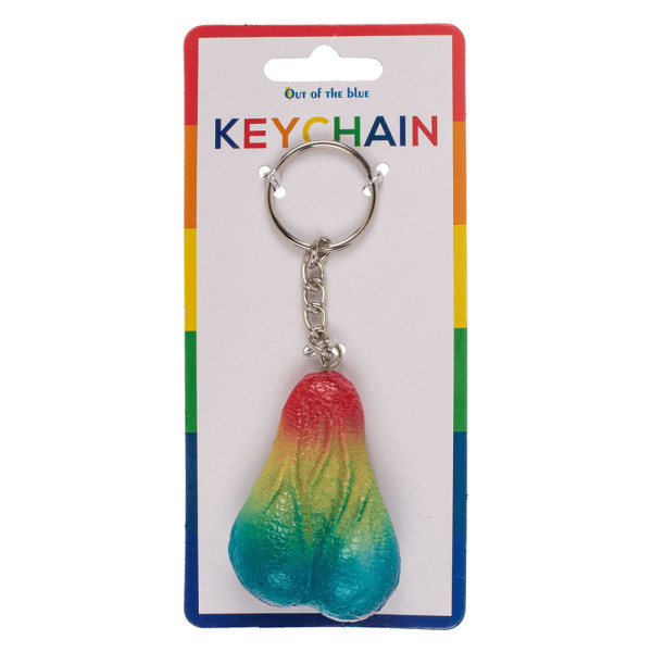 Raktų pakabukas "Rainbow Testicle" Raktų pakabukas "Rainbow Testicle"