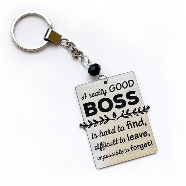 Raktų pakabukas "Really good boss" Raktų pakabukas "Really good boss"