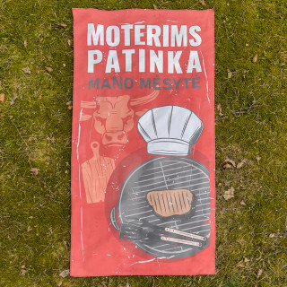 Kelioninis rankšluostis "Moterims patinka mano mėsytė"