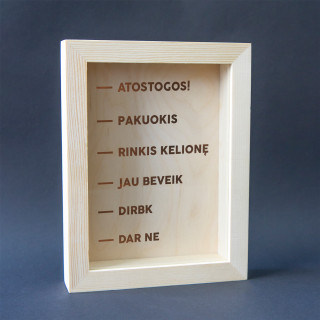 Rėmelis - taupyklė "Atostogos"