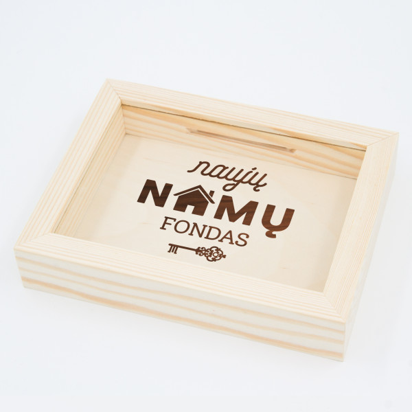 Rėmelis - taupyklė "Namų fondas" Rėmelis - taupyklė "Namų fondas"