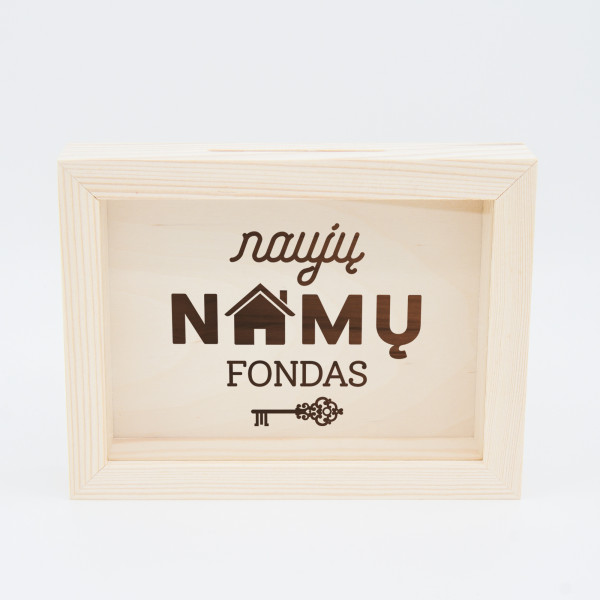 Rėmelis - taupyklė "Namų fondas" Rėmelis - taupyklė "Namų fondas"