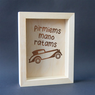 Rėmelis - taupyklė "Pirmiems ratams"