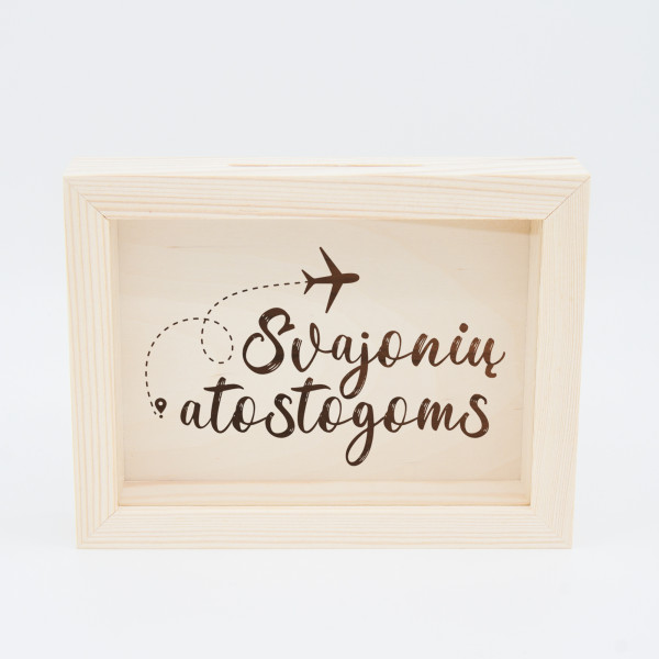 Rėmelis - taupyklė "Svajonių atostogoms" Rėmelis - taupyklė "Svajonių atostogoms"