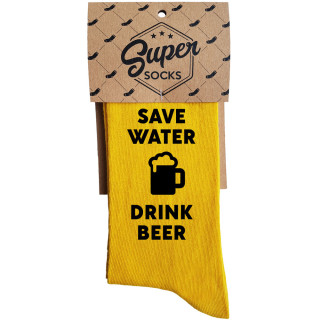 Kojinės "Save water - drink beer"