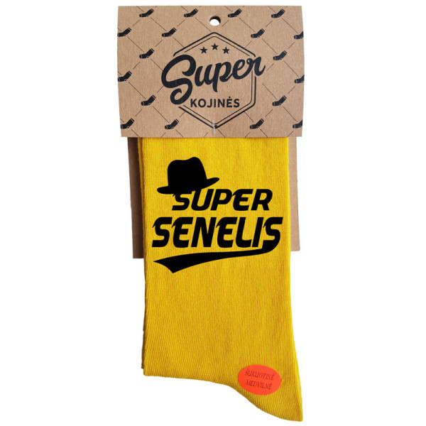 Kojinės "Super senelis" Kojinės "Super senelis"