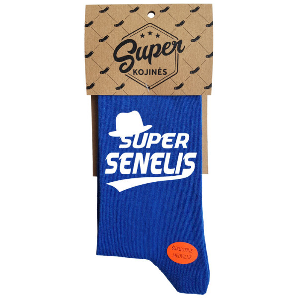 Kojinės "Super senelis" Kojinės "Super senelis"