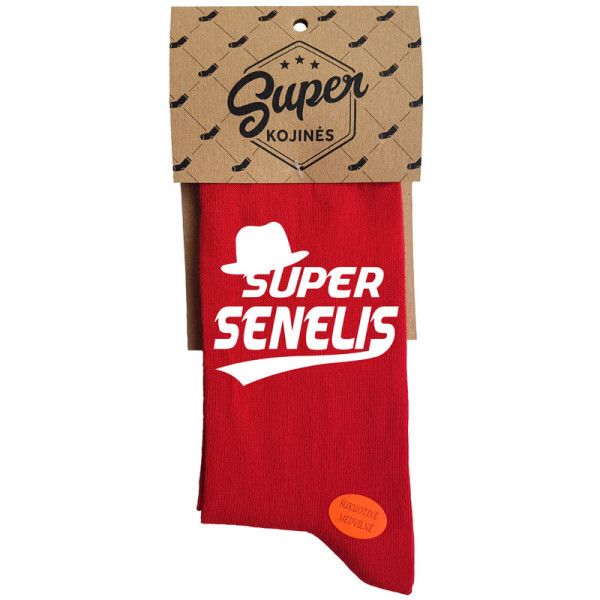 Kojinės "Super senelis" Kojinės "Super senelis"