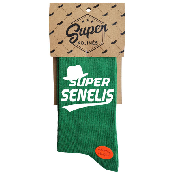 Kojinės "Super senelis" Kojinės "Super senelis"