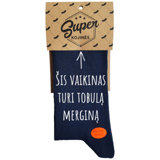 Kojinės "Šis vaikinas turi tobulą merginą"