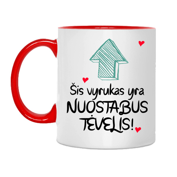 Puodelis "Šis vyrukas yra nuostabus tėvelis" Puodelis "Šis vyrukas yra nuostabus tėvelis"
